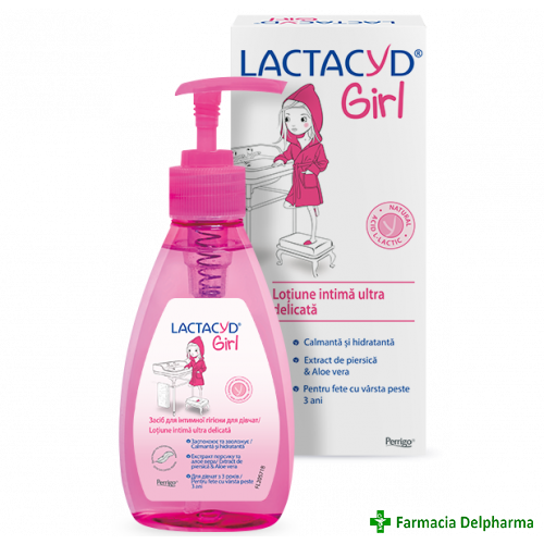 Lotiune igiena intima ultra delicata Lactacyd Girl x 200 ml, Perrigo
