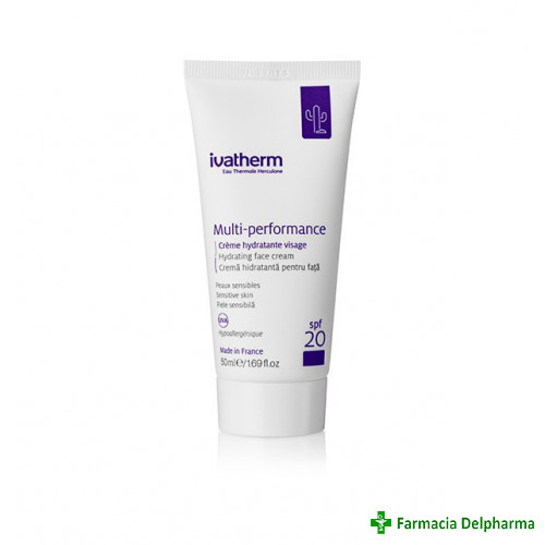 Crema hidratanta fata Multi-performance SPF 20 x 50 ml, Ivatherm