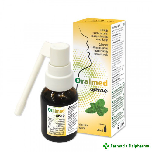 Oralmed spray gat x 20 ml, Apipharma