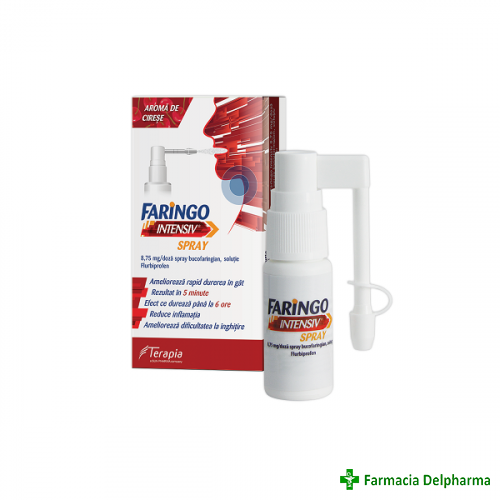 Faringo Intensiv spray bucofaringian 8,75 mg/doza x 15 ml, Terapia