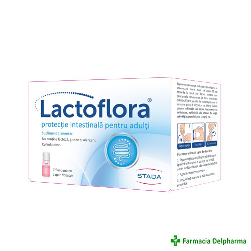 Lactoflora adulti protectie intestinala 7 ml x 7 flacoane, Stada