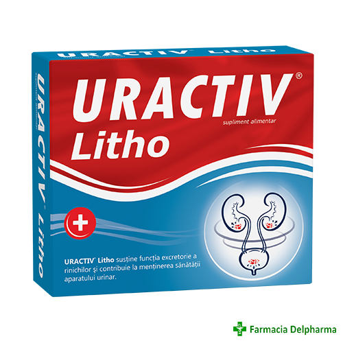 Uractiv Litho x 30 caps. 2 + 1 gratis, Fiterman