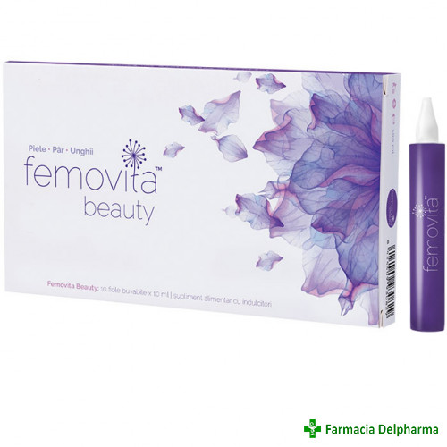 Femovita Beauty 10 fiole buvabile x 10 ml, Naturpharma