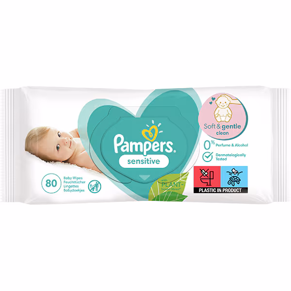 Servetele umede Pampers Sensitive x 80 buc.