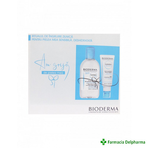 Hydrabio Gel-Crema x 40 ml + Hydrabio H2O x 250 ml (70%), Bioderma