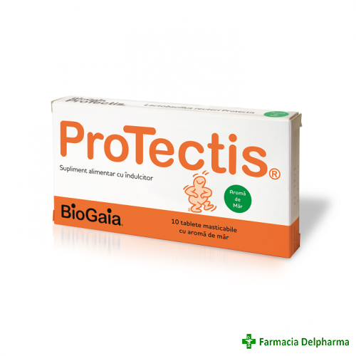 Protectis probiotic cu aroma mar x 10 compr., BioGaia