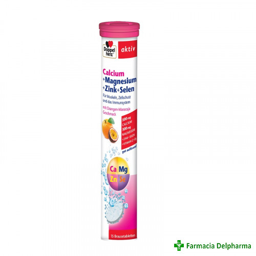 Calciu + Magneziu + Zinc + Seleniu x 15 compr. eff., Doppelherz