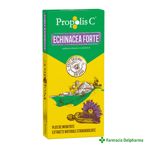 Propolis C + Echinacea Forte x 20 compr. supt, Fiterman