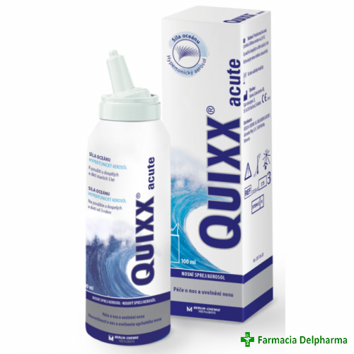 Quixx Acute spray nazal hipertonic x 100 ml, Berlin-Chemi