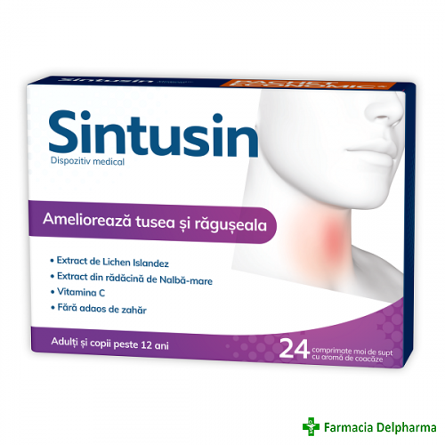 Sintusin x 24 compr. supt, Zdrovit