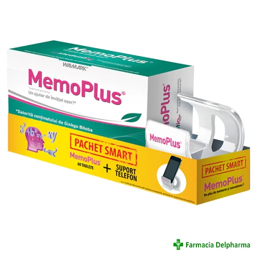 MemoPlus x 60 compr. + suport telefon, Walmark