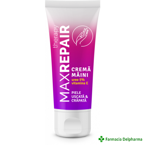 Crema maini Uree 5% + Vitamina E Max Repair x 50 ml, Fiterman