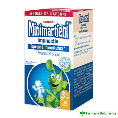Minimartieni Imunactiv cu capsuni x 30 compr., Walmark