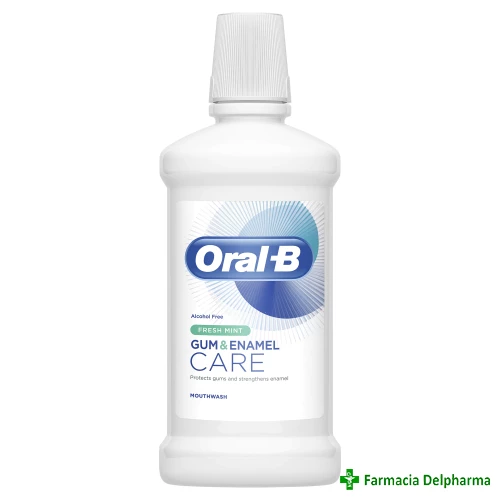 Apa de gura Fresh Mint Gum & Enamel Care x 500 ml, Oral-B