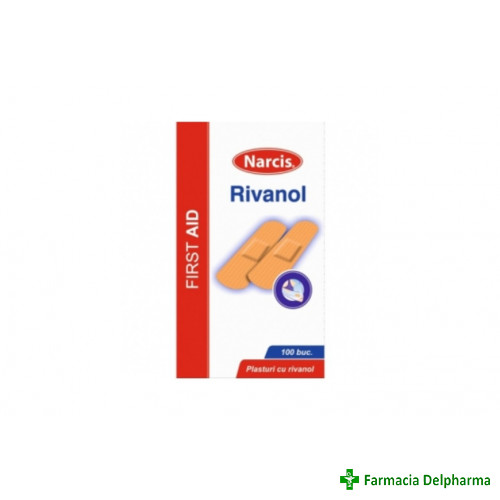 Plasturi cu Rivanol 6 x 8 mm x 1 buc., Narcis