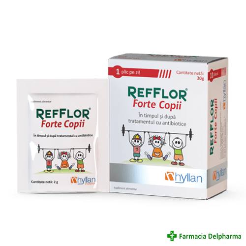 Refflor forte copii x 10 plicuri