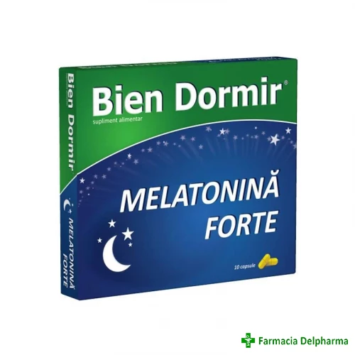 Bien Dormir + Melatonina Forte x 10 caps., Fiterman