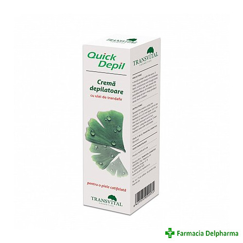 Crema depilatoare Quick Depil x 125 ml, Transvital