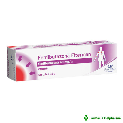 Fenilbutazona crema 40mg/g x 35 g, Fiterman