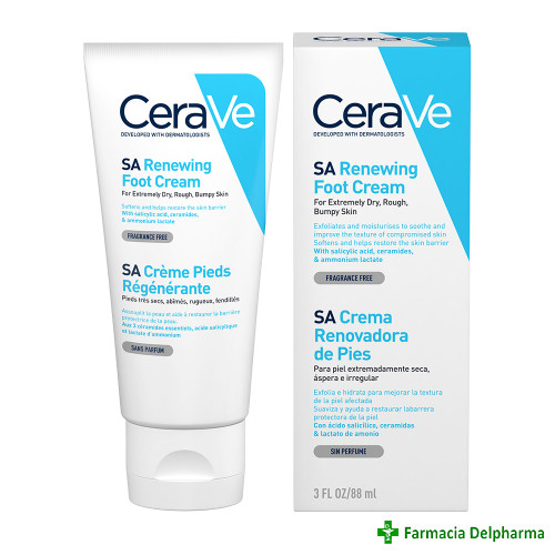 Crema reparatoare pentru picioare x 88 ml, CeraVe