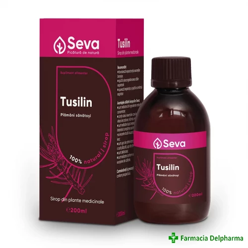 Tusilin sirop x 200 ml, Seva