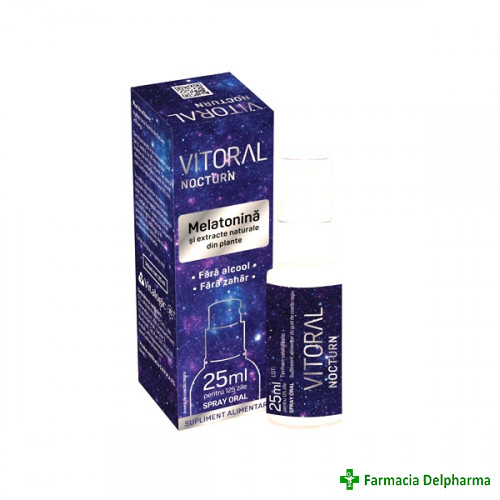Vitoral Nocturn spray oral x 25 ml, Vitalogic