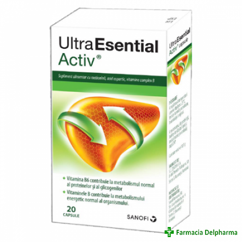 Ultra Esential Activ x 20 caps., Sanofi