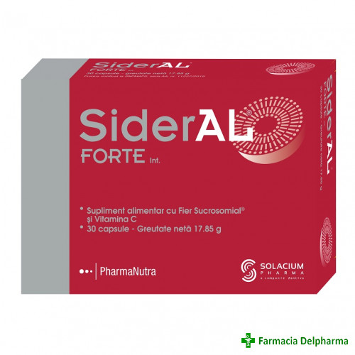 SiderAL Forte x 30 caps., Solacium