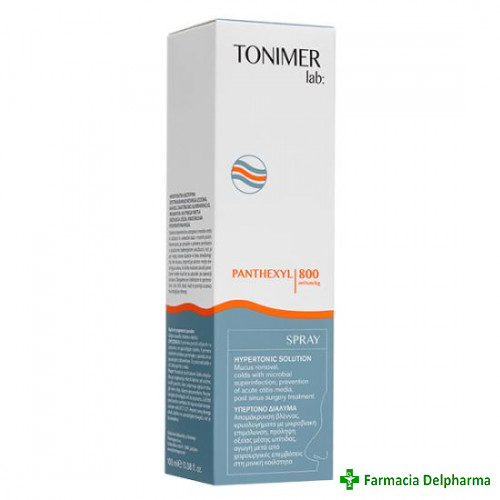 Tonimer lab panthexyl 800 mosm/kg spray hipertonic x 100 ml