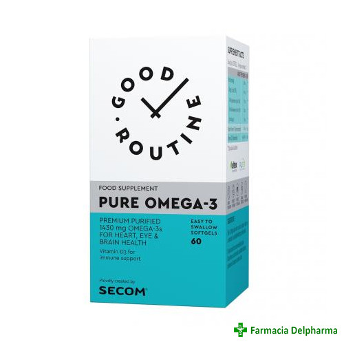 Pure Omega-3 Good Routine x 60 caps. moi, Secom