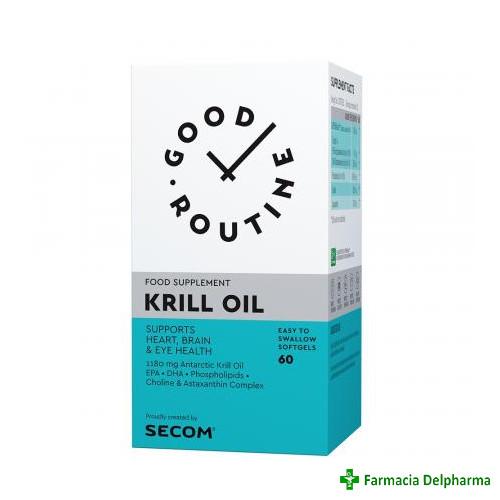 Krill Oil Good Routine x 60 caps. moi, Secom
