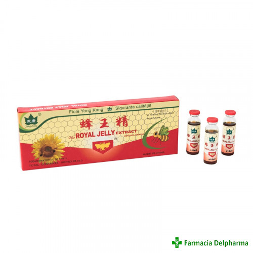 Royal Jelly Extract x 10 flacoane, Yong Kang