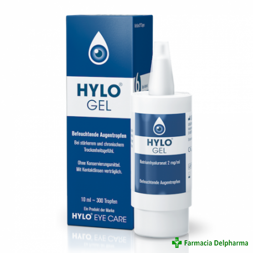 Hylo gel picaturi lubrifiante x 10 ml