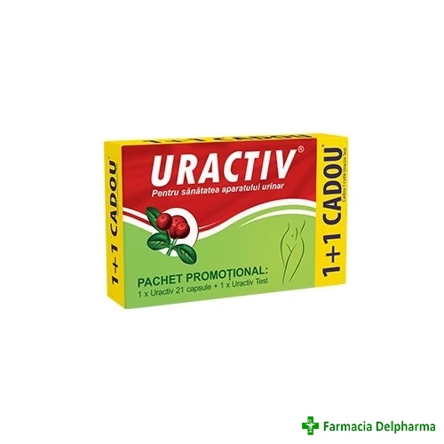 Uractiv x 21 caps. + Uractiv test, Fiterman