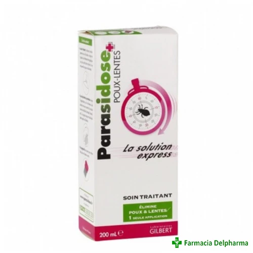 Parasidose Expres lotiune x 200 ml + pieptene, Gilbert