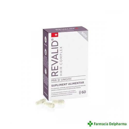Revalid par si unghii (hair complex) x 60 caps.
