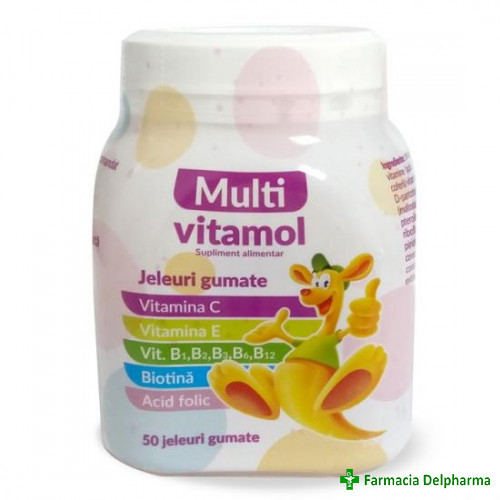 Multivitamol jeleuri gumate x 50 buc., Zdrovit