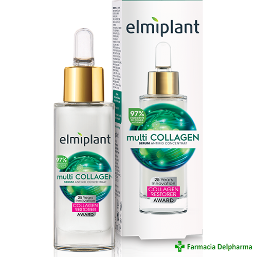 Ser antirid concentrat Multi Collagen x 30 ml, Elmiplant
