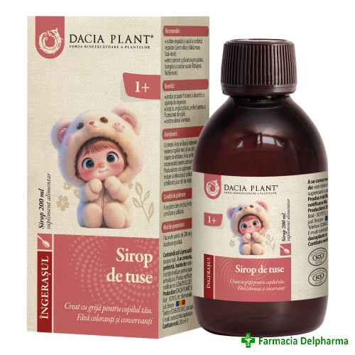 Sirop de tuse Ingerasul x 200 ml, Dacia Plant