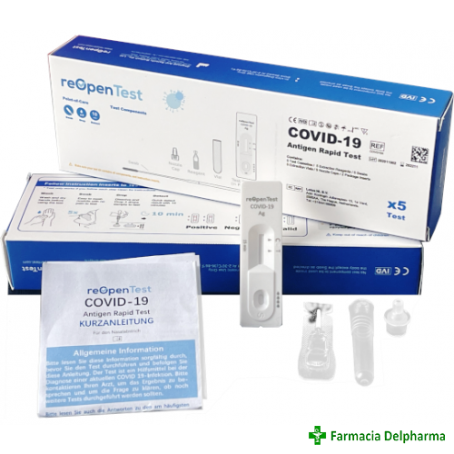 Test rapid antigen COVID-19 x 1 buc., ReOpen Test
