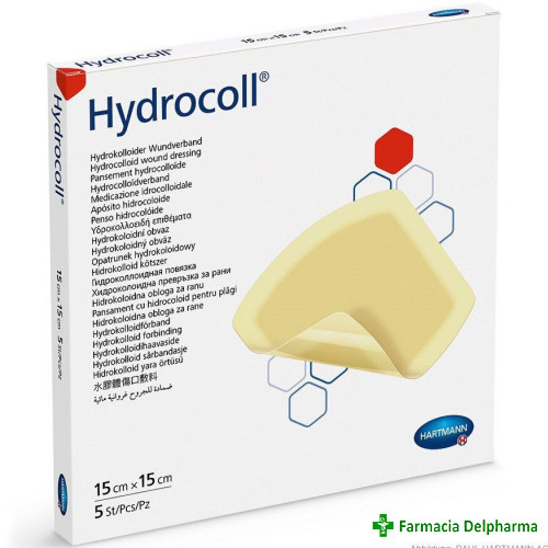 Hydrocoll pansament cu hidrocoloid 15 x 15 cm x 1 buc., Hartmann