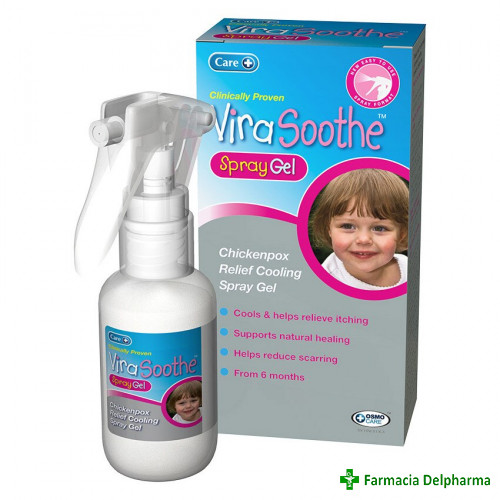 ViraSoothe spray-gel calmant pentru varicela x 60 ml, Stada
