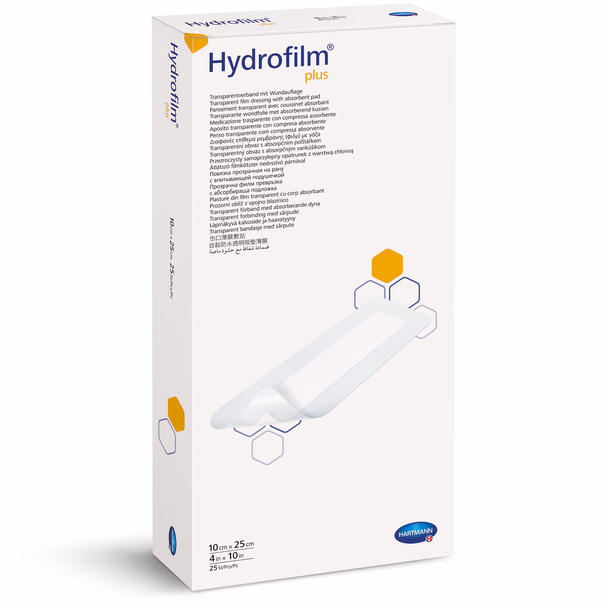 Hydrofilm Plus pansament transparent 10 cm x 25 cm x 1 buc., Hartmann