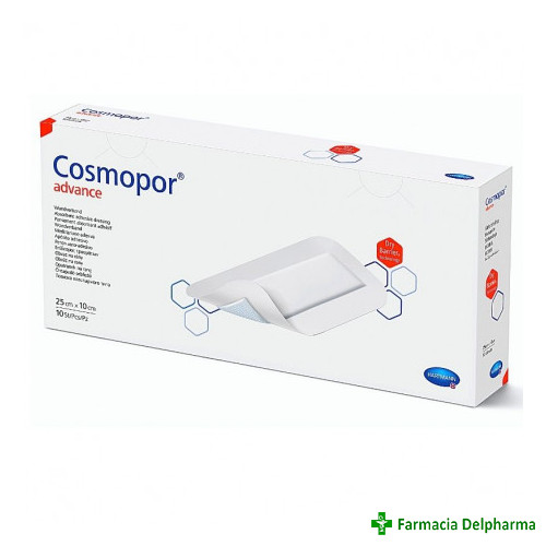 Cosmopor Advance plasture steril 25 cm x 10 cm x 1 buc., Hartmann