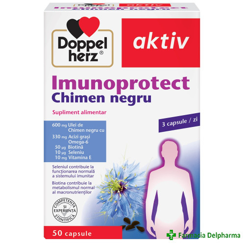 Imunoprotect cu chimen negru x 50 caps., Doppelherz