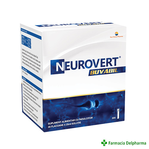 Neurovert buvabil 20 fiole x 25 ml, Sun Wave