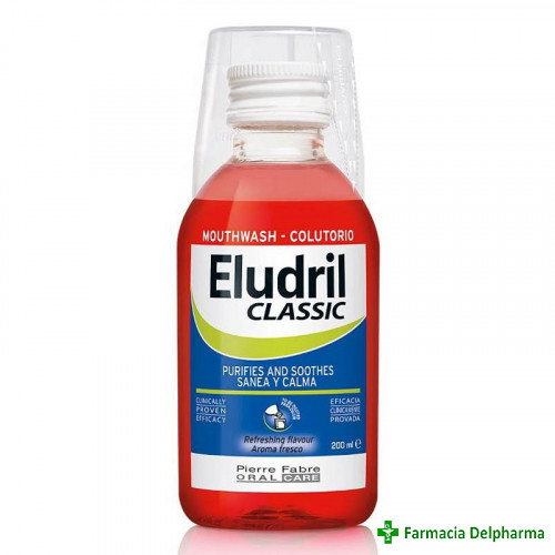 Apa de gura Eludril Classic x 200ml, Pierre Fabre