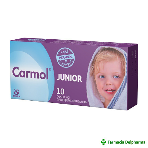 Carmol Junior x 10 caps., Biofarm