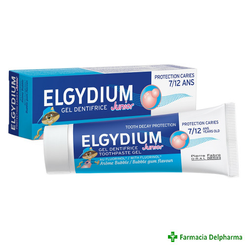 Pasta de dinti Junior Bubble Gum Elgydium x 50 ml, Pierre Fabre