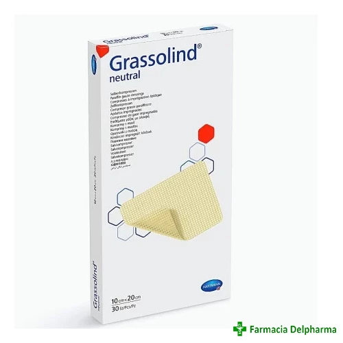 Grassolind Neutral comprese sterile 10 cm x 20 cm x 1 buc., Hartmann